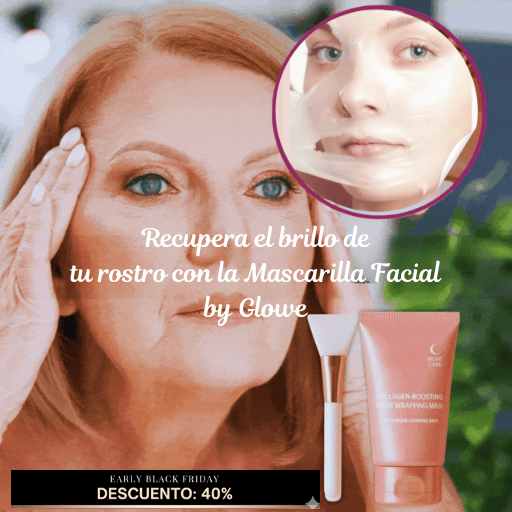 La Mejor Mascarilla Facial de Colágeno- Piel Mas Joven en 7 días