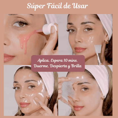 La Mejor Mascarilla Facial de Colágeno- Piel Mas Joven en 7 días